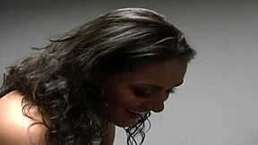 he squeezes fleshy cheeks then pounds shaved teen pussy hard