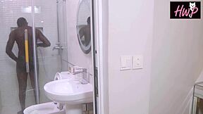 Horny housewife fucks all husband's househelp in homemade orgy
