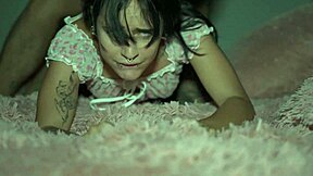 Petite Brunette Wife Fucks Big Cock in Bedroom