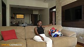 Yo check this big tits ebony teen deepthroating monster cock in fake audition