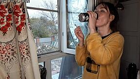 stepsis puffing cigarette got me so fucking hard?