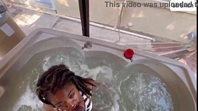 ATL ANAL QUEEN GETS HORNY IN TUB WITH ROOMMATE STR8RICH BBC!