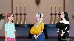 sexnote's old widow craves young fat cock throat fuck