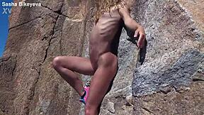 Sasha Bikeyeva Perfect Nude Body Hot Ass Russian Beach Atlantic