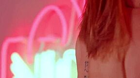 Petite Brunette Milf Riley Reid Poses in Lingerie Ripping Clothes Off