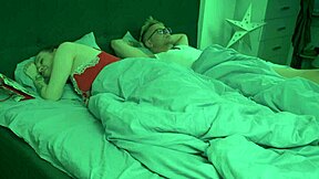 ever wonder if stepmom will test stepson's vibrator gift on hotel bed?