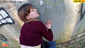 Fucked Young German Student Public POV Skinny Amateur Cumshot