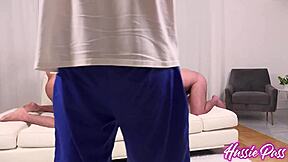 Cassie Lenoir bts takes two in first hardcore debut fun