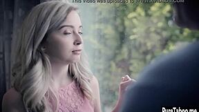 pervy stepdad's huge cock destroys sexy petite teen pussy hard