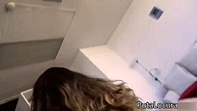 putalocura paulita moldes slams her young spanish pussy on torbe's cock hard!