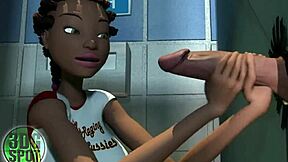 ever wonder what a black teen takes at the glory hole?! 😲🍆💦👅