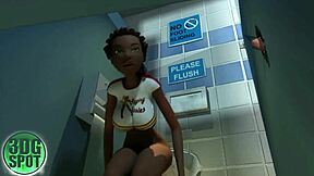 ever wonder what a black teen takes at the glory hole?! 😲🍆💦👅