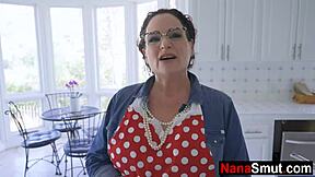 Step-Grandma's Secret Porno Past Shocks With Old-Young Taboo Fuck