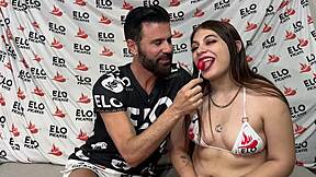 oh valentina alva's huge latina ass spankin banana play got me so fuckin hot damn