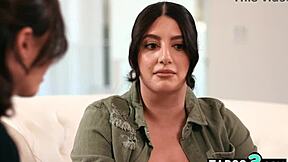 a chubby arab cougar savors her captain's tempting juicy treat intimately