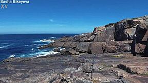 Sasha Bikeyeva Perfect Nude Body Hot Ass Russian Beach Atlantic