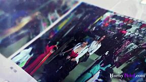 zoey uso caught stealing candy gets groped rough by horny burglar guard