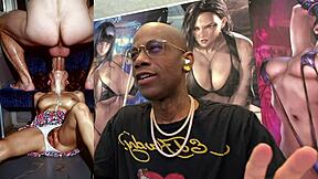 Cum-Drenched Slut Deepthroats Monster Cock on Train Chained Nun Rides Dildo