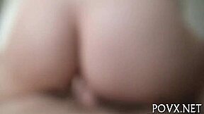 deepthroat oral from teen then old man fucks her hard missionary pov rough