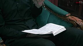 😈 madalena the nun sins hard with ass worship and blowjob part 1 🔥