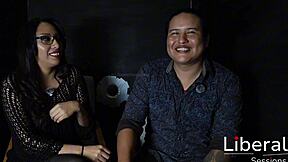 Hey cuckold, watch your hotwife suck stranger cock through gloryhole?