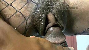petite girlfriend rides big black cock hard till creaming in quickie sex