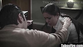 troubled teen gets screwed hard by counselor after class