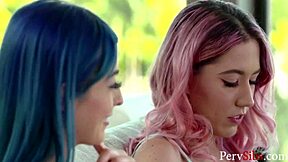 Hot Tinder Fight Turns Into Rough Group Fuck-Jewelz Blue Paisley Bennett