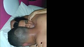 corno watches latina milf fucked missionary then licks creampie pussy