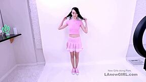 Cute Brunette Teen Endures Intense Casting Fuck Mistake