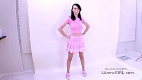 Cute Brunette Teen Endures Intense Casting Fuck Mistake