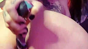 Latina Brunette Rides Dildo Up Ass to Squirting Orgasm