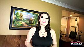 Busty Coed Trinity Rimjobs Deep For Rough Pounding
