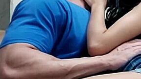 Novinha Kisses Her Hunky Sarado Hungrily?