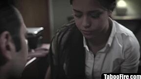 troubled teen gets screwed hard by counselor after class