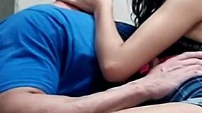 Novinha Kisses Her Hunky Sarado Hungrily?