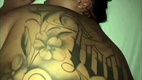 Depraved wife cuckolds fat hubby with huge cock pounding