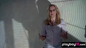 BDSM Petite Babe Willow Spanked Bent Over Fucked First Time