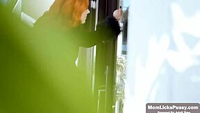 busty milf licks stepteen pussy to cheer her bad mood