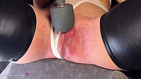 Vibrator Hits Clit Pussy Squirts Orgasm!