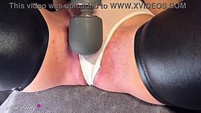 Vibrator Hits Clit Pussy Squirts Orgasm!