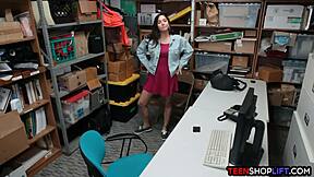 Lingerie thief caught stripping by security guard in reality bust