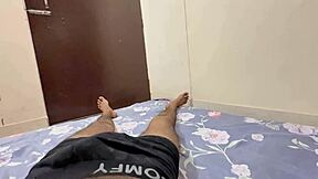 hot village stepmom's huge boobs and big ass shake in saree as stepson pounds