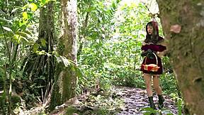 hey little red riding hood, wanna feel this cock spank your forest ass?