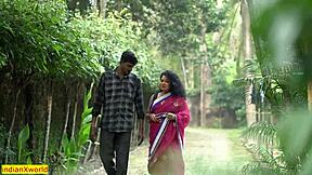 hindi millionaire's wife sneaks off for secret fuck with young stud