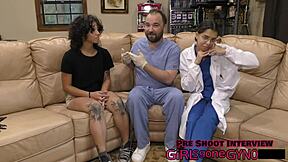 Nicole Luvas Spreads Latex Gloved Pussy in Yearly Checkup!