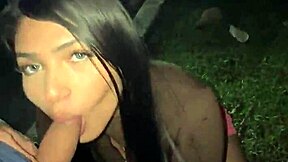 Street Fuck Caught with Petite Colombian Stranger