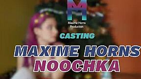 her christmas wish comes true as santa claus fucks her tight young pussy by the tree