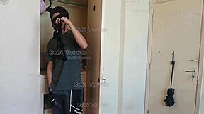 Caught Stepbrother Sniffing Panties Punished With My Wet Pussy Full