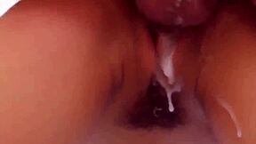 Asian Jade Kush Pushes Creampie Cum from Tight Pussy